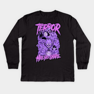 Terror has no shape Kids Long Sleeve T-Shirt